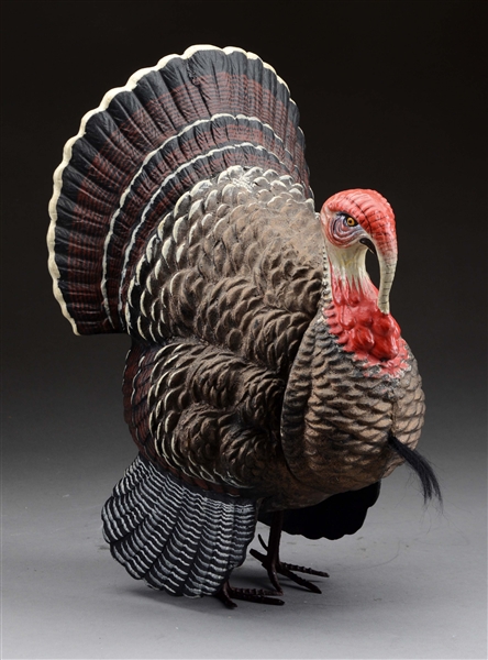 LARGE TURKEY CANDY CONTAINER. 