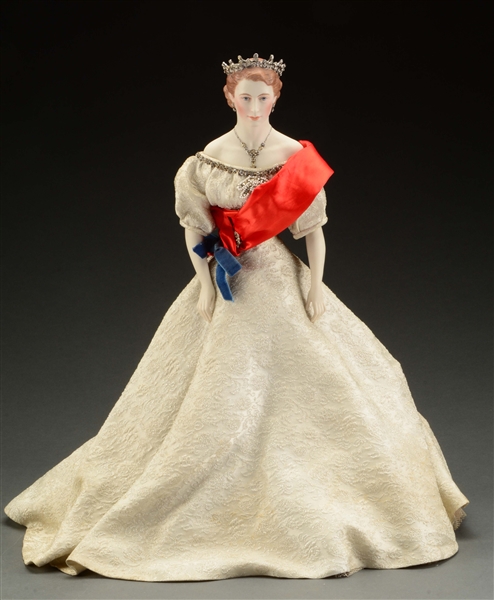 MARTHA THOMPSON "QUEEN ELIZABETH II" DOLL.