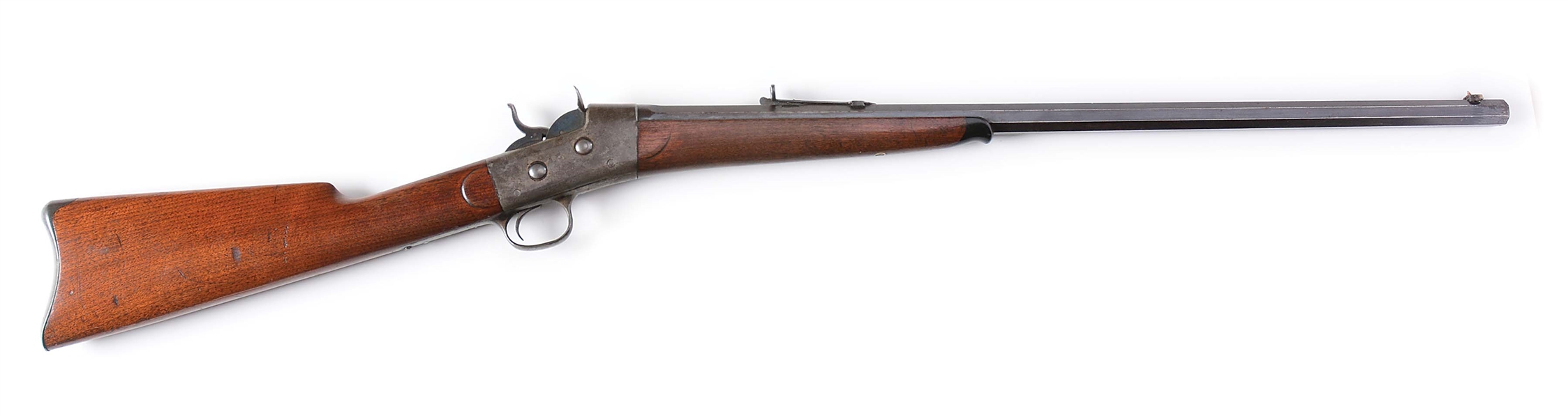 (A) WHITNEY ARMS CO. SINGLE SHOT ROLLING BLOCK RIFLE.