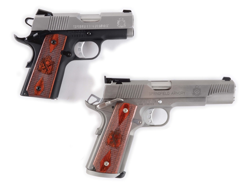 (M) LOT OF 2: SPRINGFIELD ARMORY MICRO COMPACT AND SPRINGFIELD TROPHY MATCH