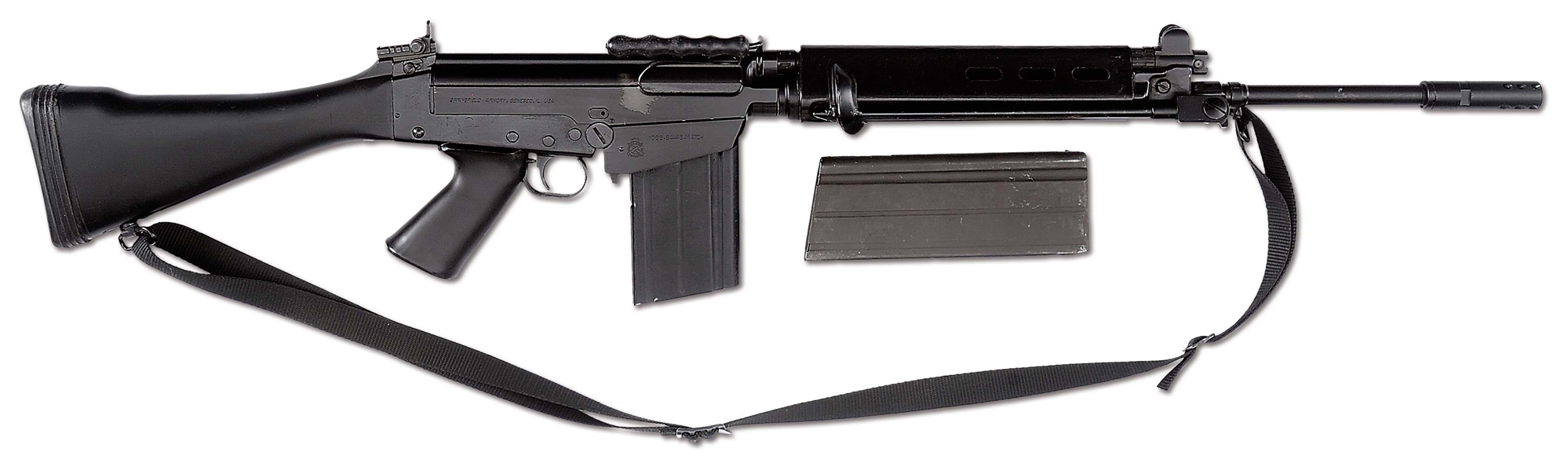 (N) HIGH CONDITION BRAZILIAN MANUFACTURED FN-FAL MATCH GRADE MACHINE GUN AS REGISTERED BY SPRINGFIELD ARMORY (FULLY TRANSFERABLE)