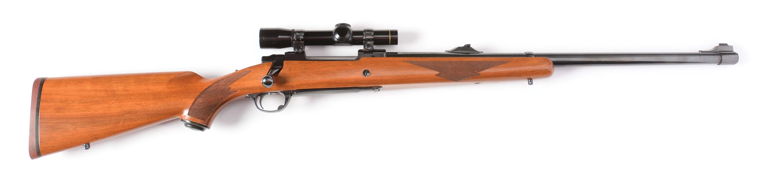 (M) RUGER M77 .458 WINCHESTER MAGNUM BOLT ACTION RIFLE WITH SCOPE.