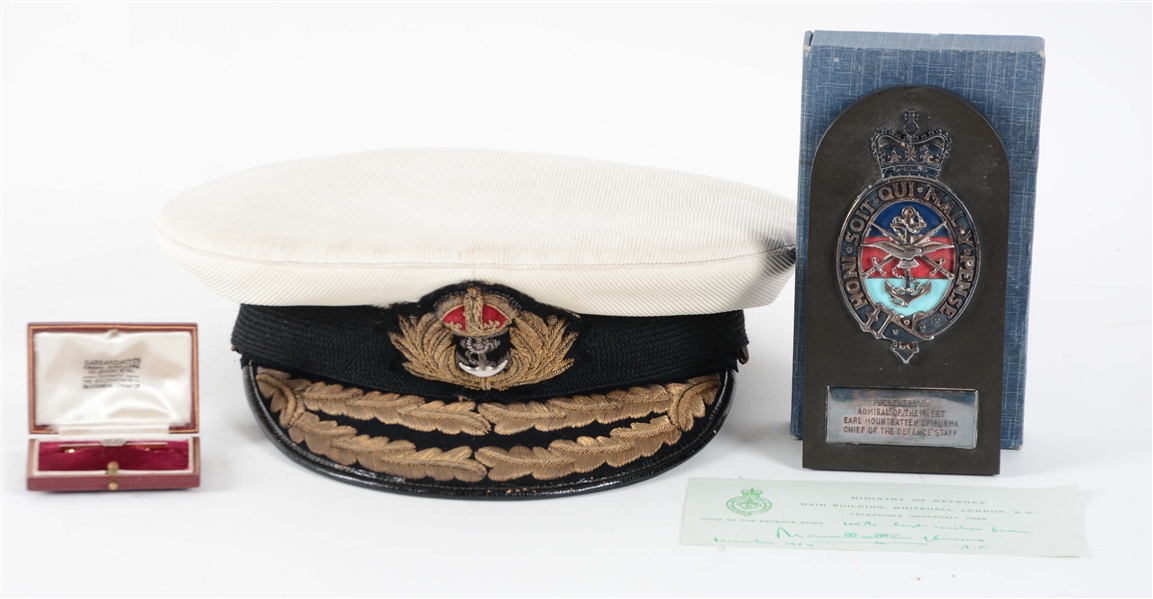 LOT OF 3: ITEMS RELATING TO LORD LOUIS MOUNTBATTEN.