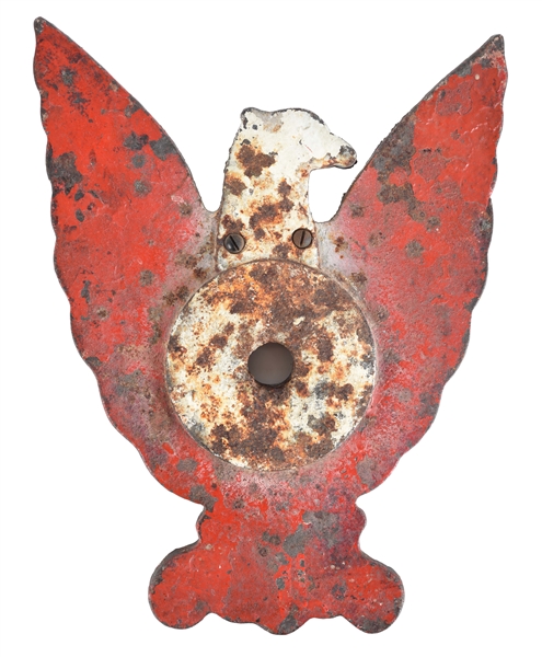 CAST IRON FALLING EAGLE SHOOTING GALLERY TARGET.
