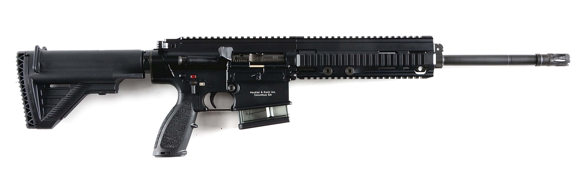 (M) HECKLER AND KOCH MR762A1 SEMI AUTOMATIC RIFLE