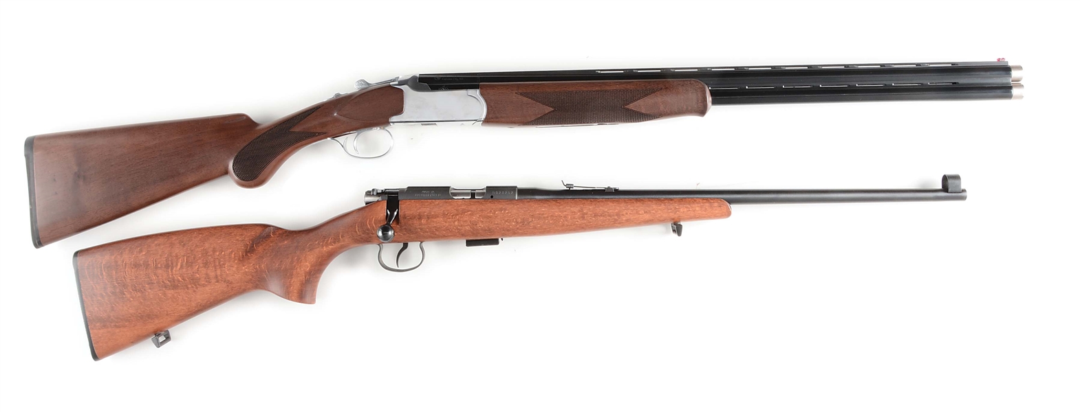 (M) LOT OF 2: CZ BOLT ACTION RIFLE AND OVER UNDER SHOTGUN.