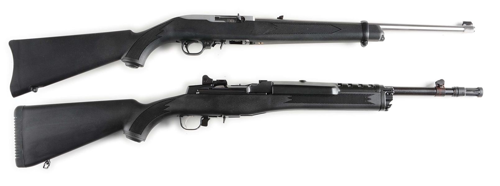 (M) LOT OF 2: ONE NIB RUGER 10/22 SEMI-AUTOMATIC RIFLE AND ONE NIB RUGER MINI 30