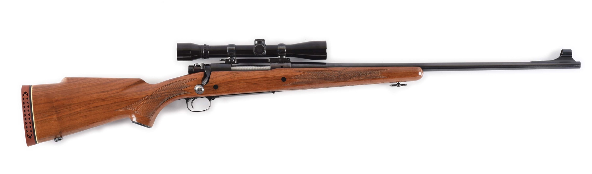 (M) WINCHESTER MODEL 70 BOLT ACTION RIFLE WITH SCOPE (1968).