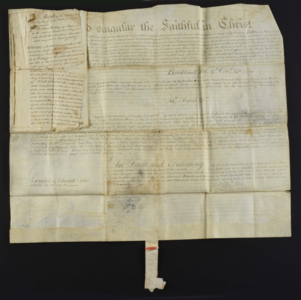 1776 WILL OF CAPTAIN ARCHIBALD CAMPBELL OF THE NEW YORK VOLUNTEERS