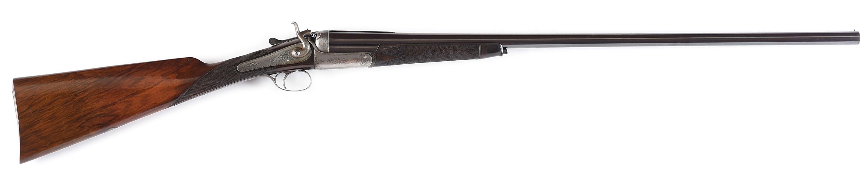 (A) RARE JAMES PURDEY "QUALITY E" 16 GAUGE SINGLE BARREL ISLAND LOCK HAMMER GUN.