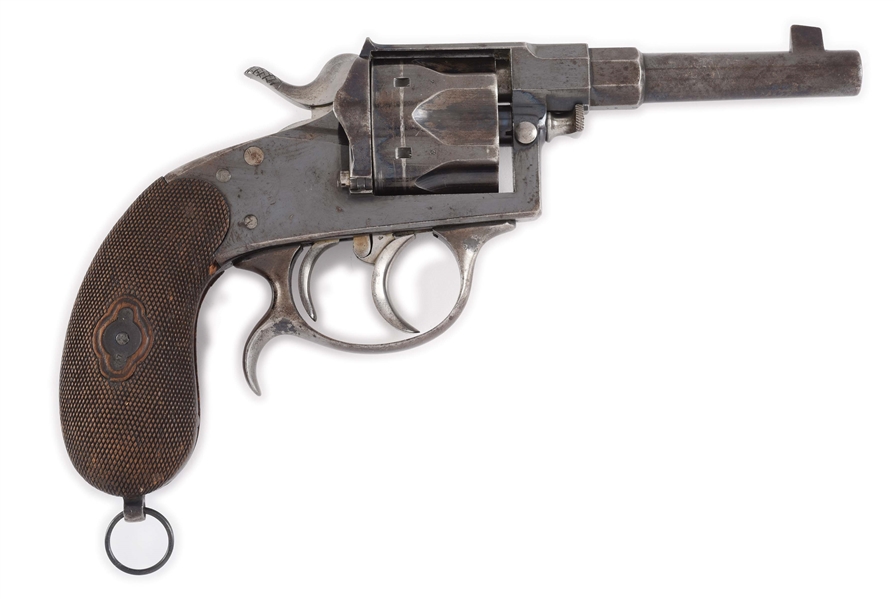 (A) VERY RARE DREYSE PRIVATE PURCHASE OFFICERS MODEL 1883 DOUBLE ACTION DUAL TRIGGER REICHSREVOLVER.
