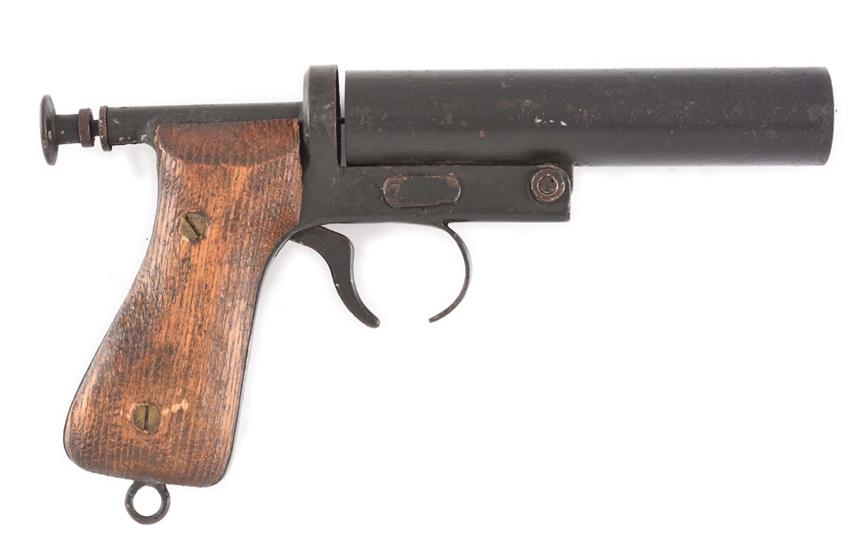 ONLY KNOWN NARWA FLARE PISTOL POSSIBLY OF ESTONIAN OR JAPANESE ORIGIN.