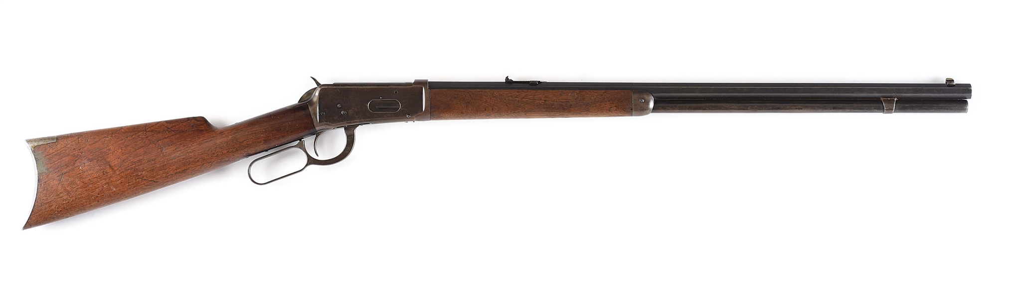 (A) ANTIQUE WINCHESTER MODEL 1894 LEVER ACTION RIFLE (1896).