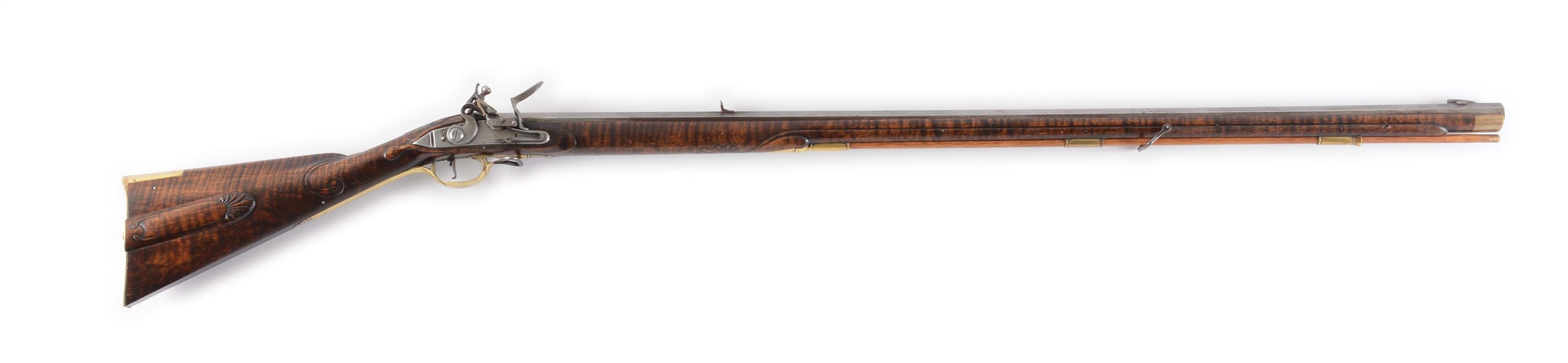 (A) CONTEMPORARY COPY OF AN EARLY KENTUCKY LONG RIFLE MADE BY L&J BARTLEY.