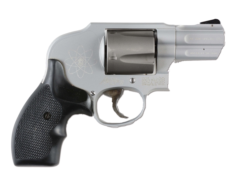 (M) BOXED SMITH & WESSON AIRLITE 296 TI DOUBLE ACTION REVOLVER.