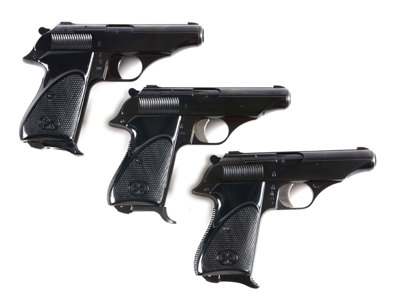 (M) LOT OF 3: BERNARDELLI SEMI-AUTOMATIC PISTOLS.