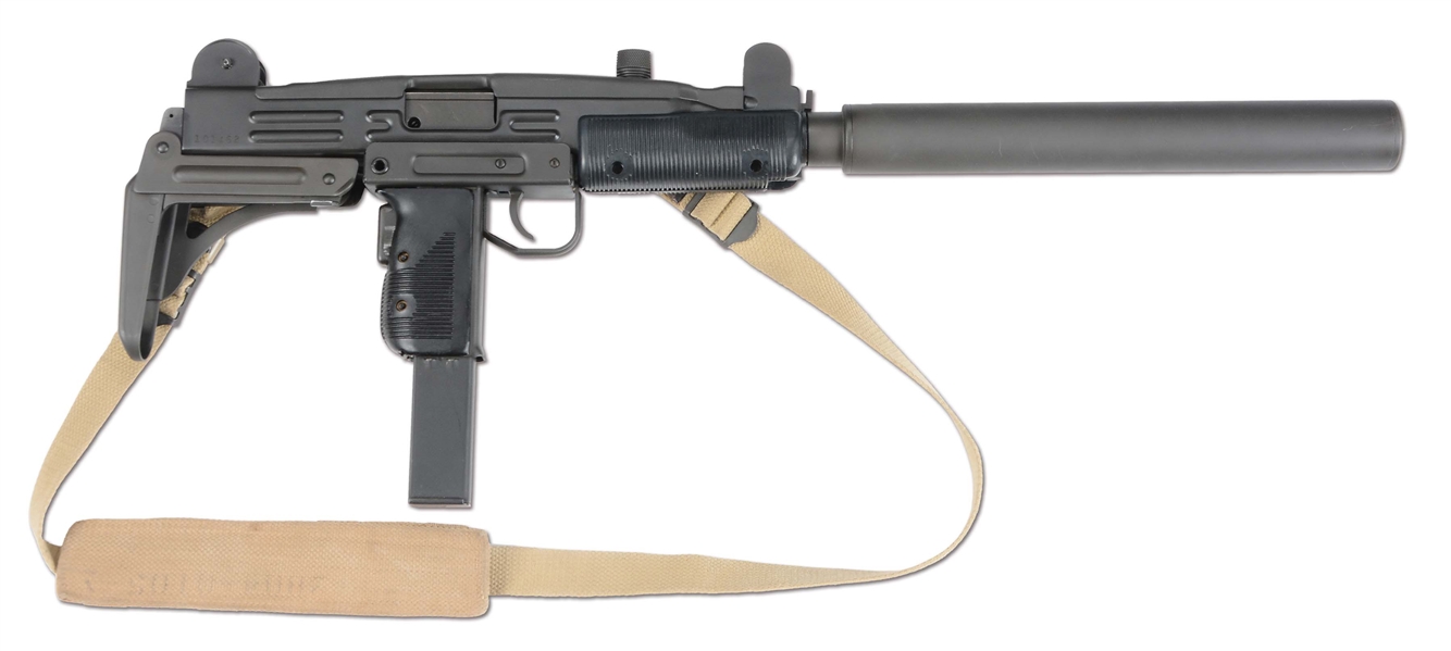 (N) GROUP INDUSTRIES HR 4332 UZI MACHINE GUN WITH CSS MODEL 200 SUPPRESSOR (FULLY TRANSFERABLE) 