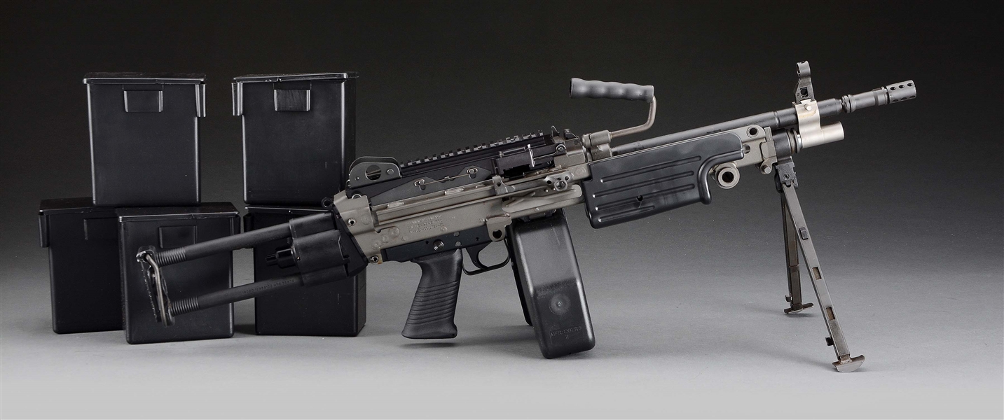 (M) FN USA M249 SAW SEMI AUTOMATIC RIFLE.