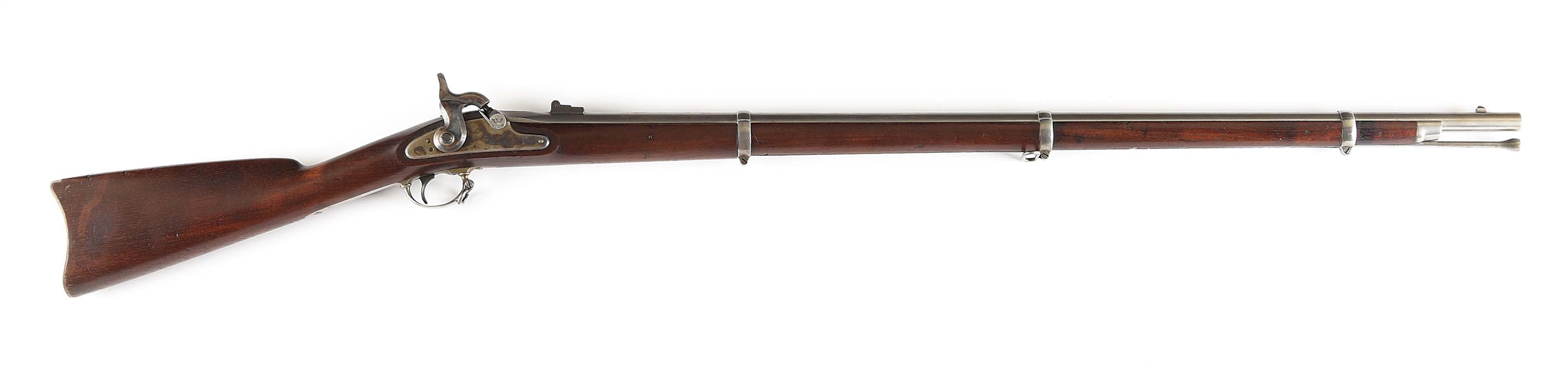 (A) SPRINGFIELD MODEL 1863 CIVIL WAR RIFLED MUSKET DATED 1863.