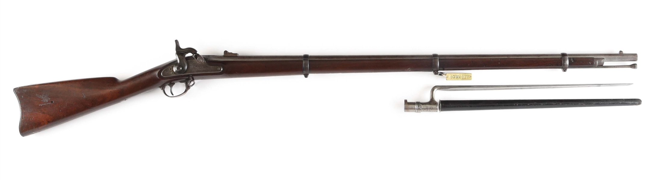(A) POST CIVIL WAR WHITNEY ASSEMBLED SPRINGFIELD MODEL 1863 TYPE 1 RIFLED MUSKET.