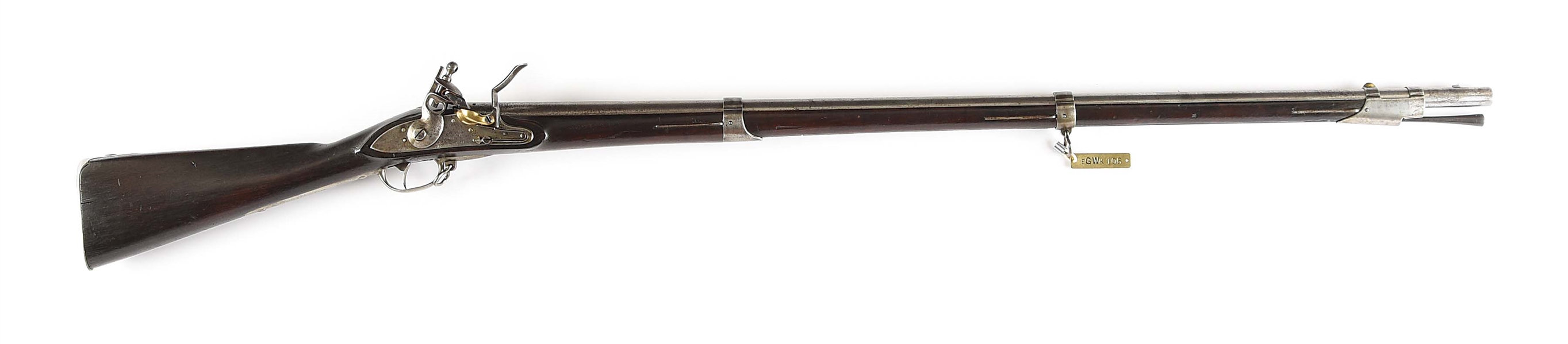 (A) WHITNEY MODEL 1812 STATE OF NEW YORK CONTRACT FLINTLOCK MUSKET.