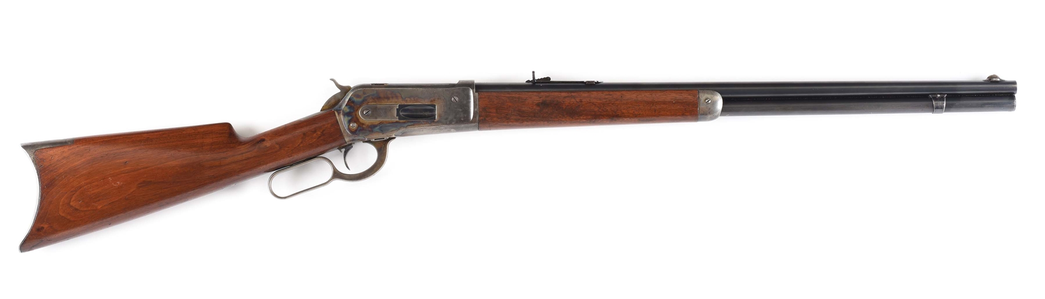 (A) WINCHESTER 1886 LEVER ACTION RIFLE
