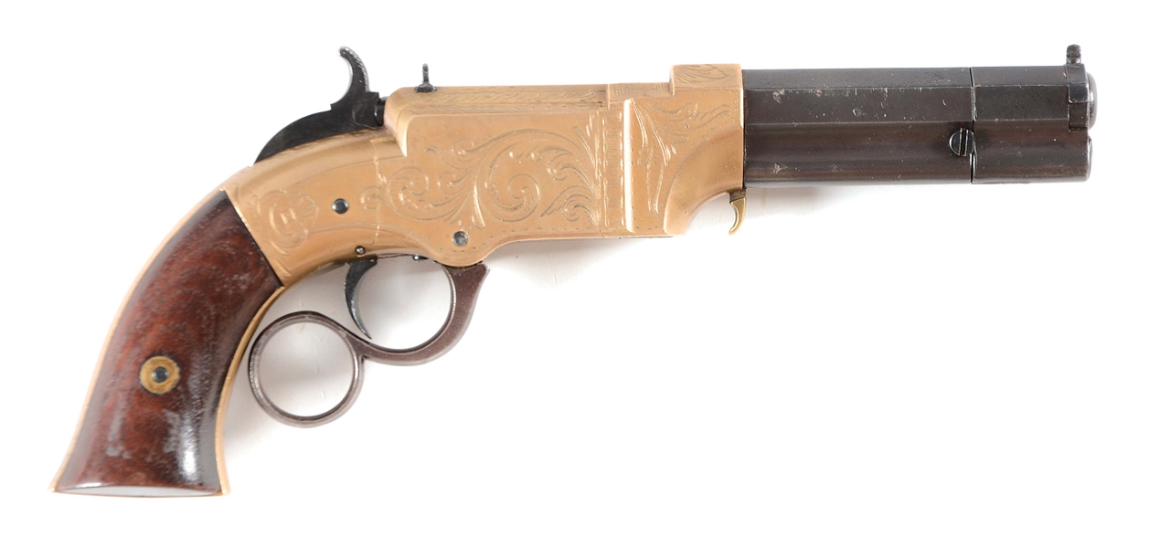 (A)SCARCE NEW HAVEN/VOLCANIC NO 1 POCKET LEVER ACTION PISTOL