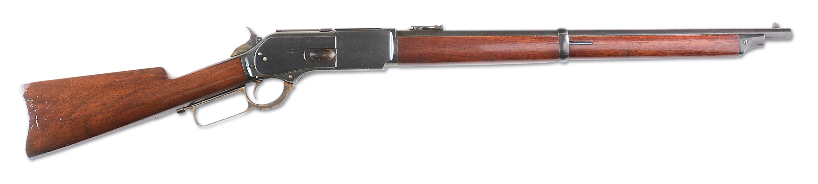 (A) OUTSTANDING WINCHESTER MODEL 1876 SADDLE RING CARBINE (1882).