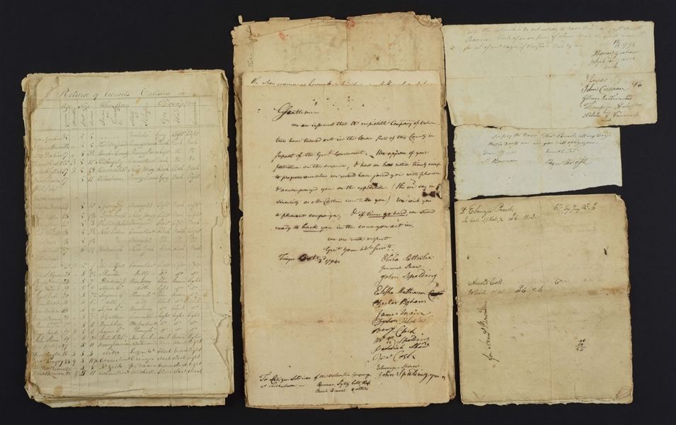 MILITARY PAPERS OF SAMUEL BOWMAN DURING THE WHISKEY REBELLION AND THE QUASI-WAR