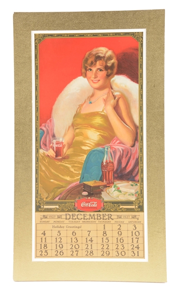 1928 COCA-COLA ADVERTISING CALENDAR. 