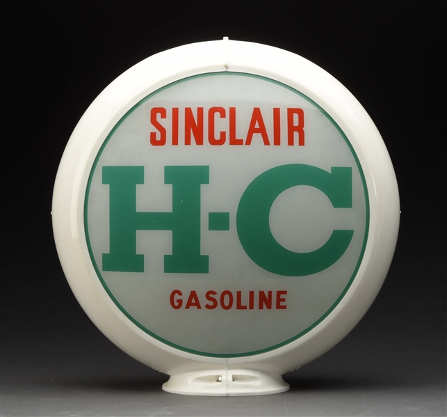SINCLAIR HC GASOLINE COMPLETE 13-1/2" GLOBE LENSES ON CAPCO BODY.