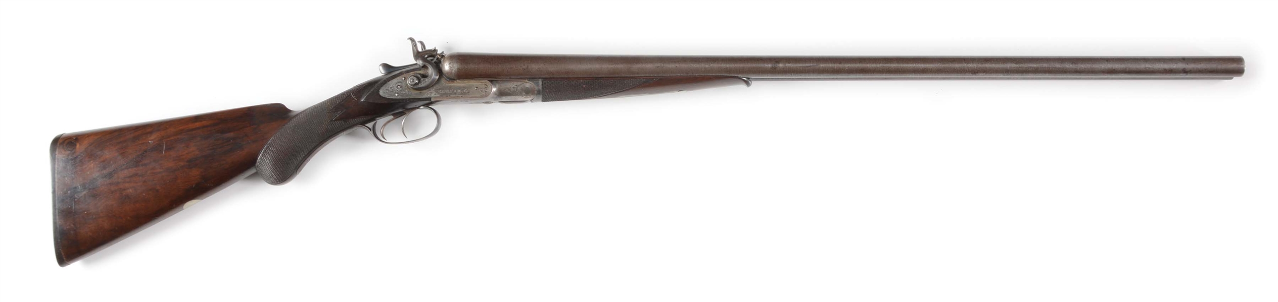 (A) COLT MODEL 1878 DOUBLE HAMMER SXS 12 GAUGE SHOTGUN.