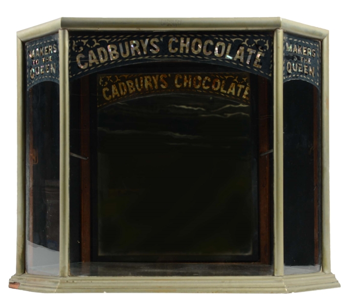 CADBURYS CHOCOLATE ADVERTISING DISPLAY CASE.