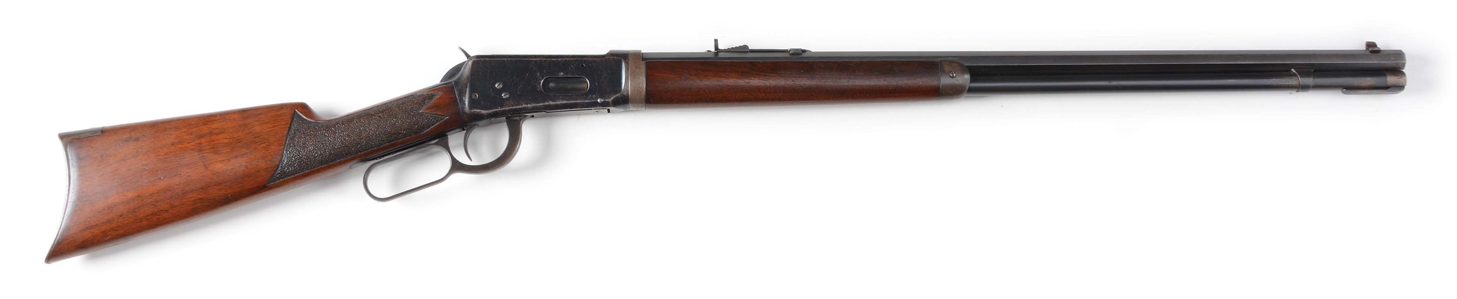 (C) WINCHESTER MODEL 1894 .30 CALIBER LEVER ACTION TAKEDOWN RIFLE (1920).