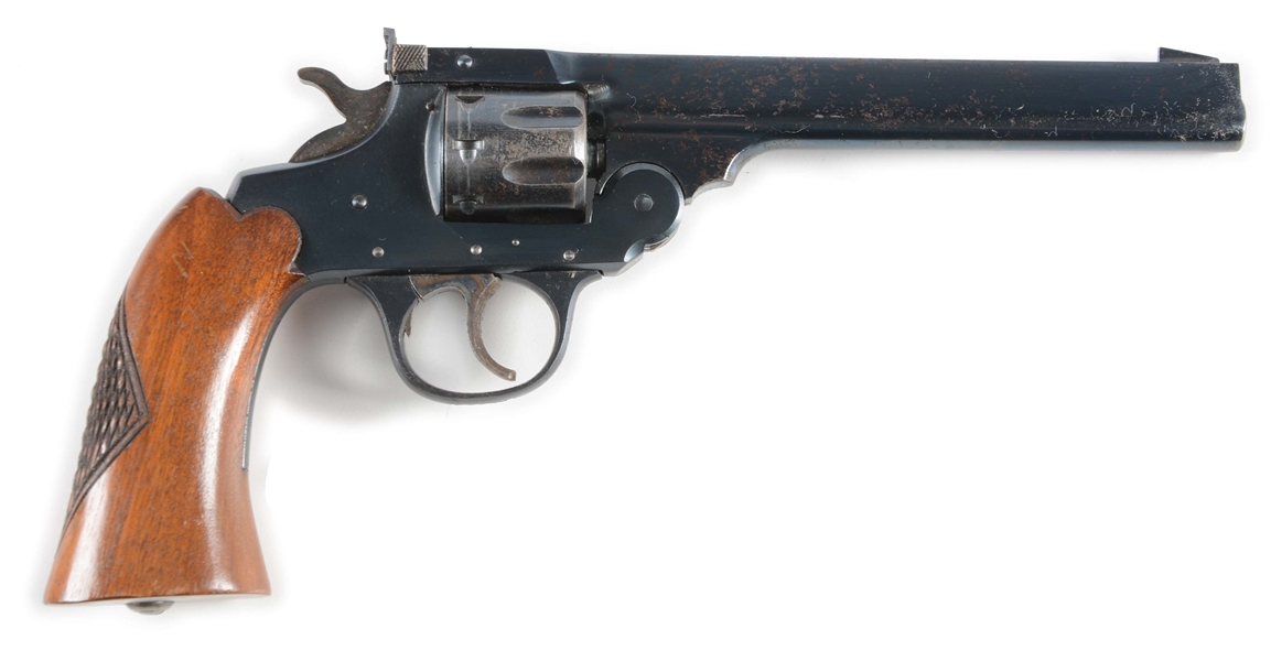 (M) IVER JOHNSON .22 SUPERSHOT SEALED EIGHT DOUBLE ACTION REVOLVER.