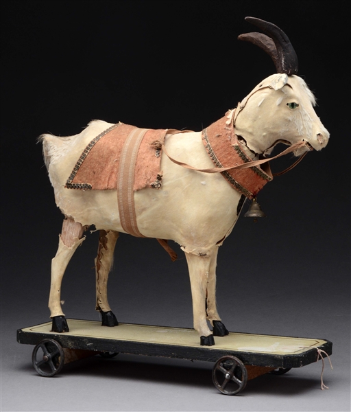 VICTORIAN GOAT PULL TOY.