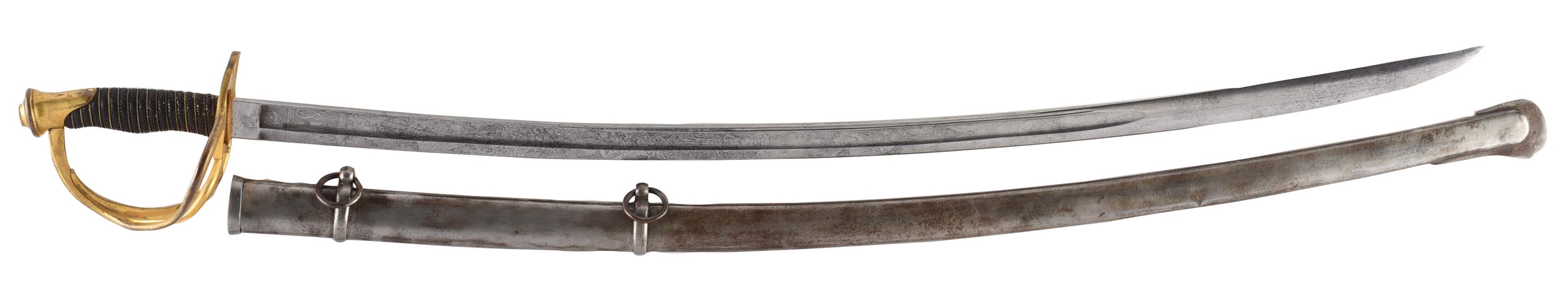 MODEL 1860 STYLE CAVALRY SABER BY SCHUYLER, HARTLEY & GRAHAM.