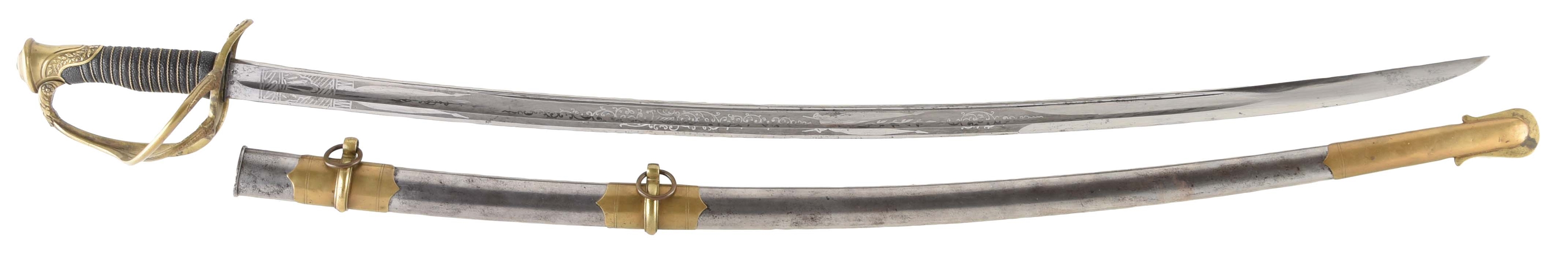 IMPORTED MODEL 1860 CAVALRY OFFICERS STYLE SABER.
