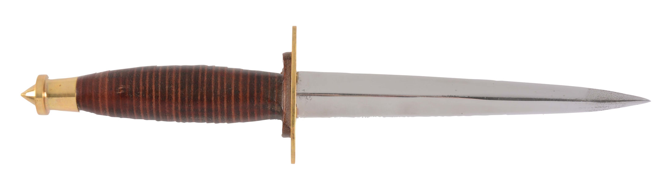 RARE M.H. COLE V-42 KNIFE WITH SCABBARD.