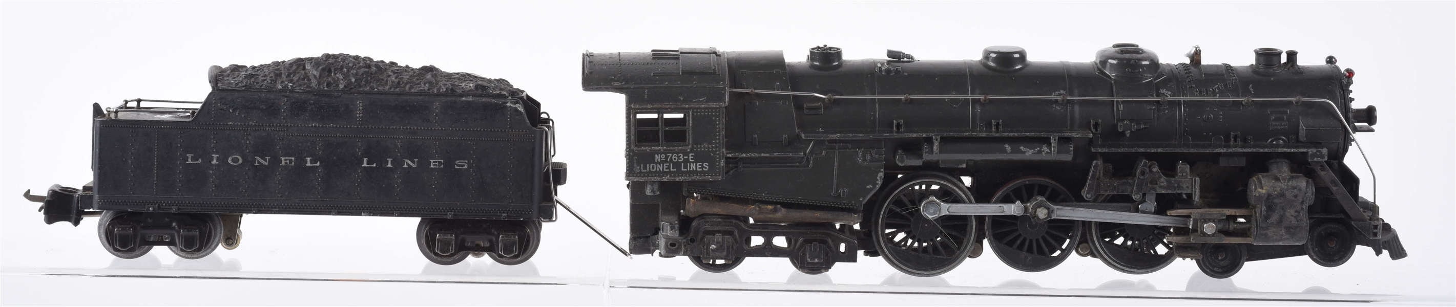 LOT OF 2: LIONEL 763E ENGINE & 2235W TENDER. 