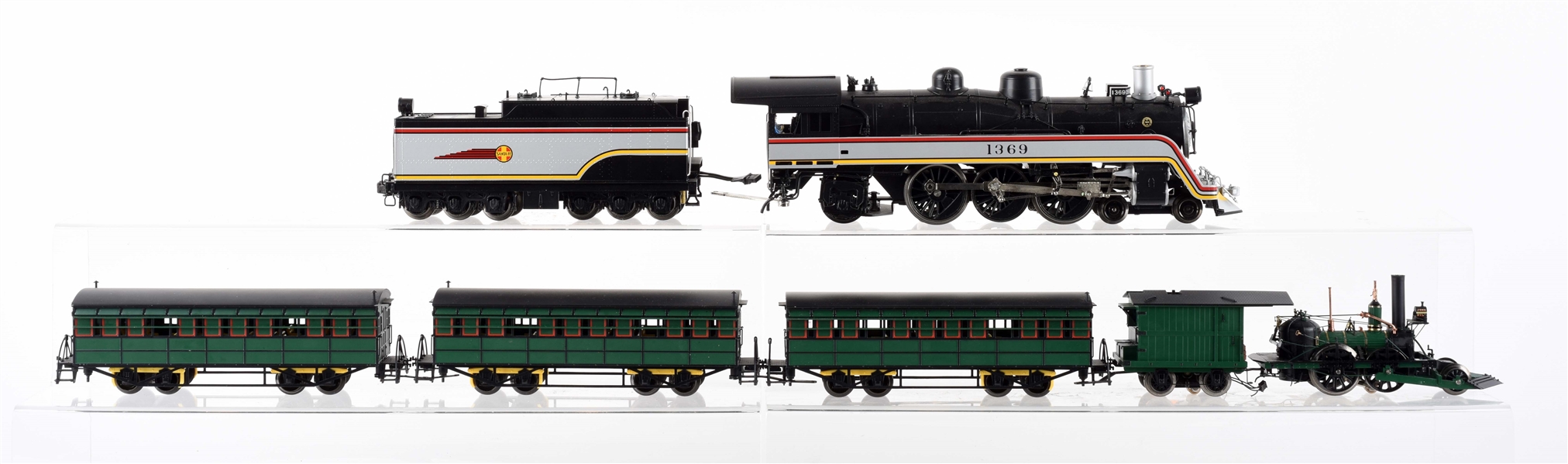 LOT OF 7: LIONEL & JOHN BULL TRAINS. 