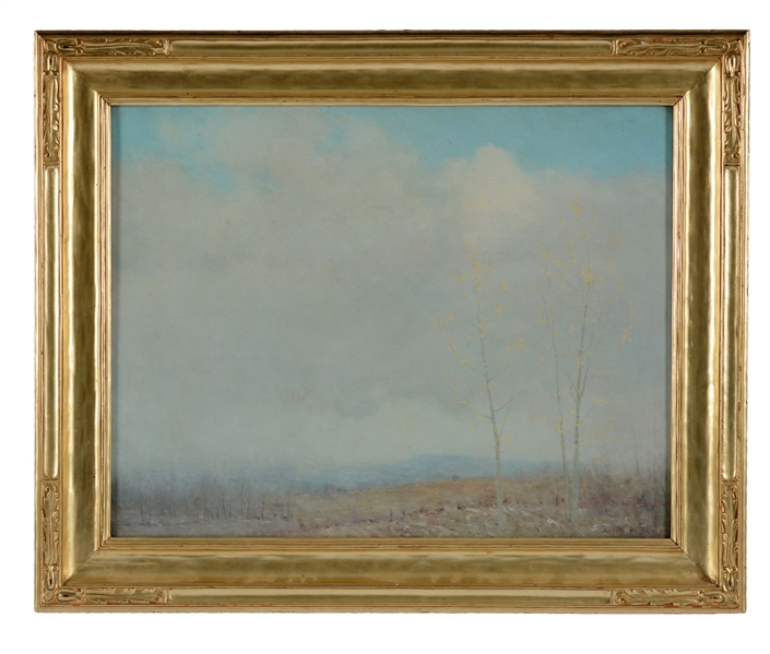 BOLTON COIT BROWN (AMERICAN, 1864-1963) "COMING WINTER SQUALL." 