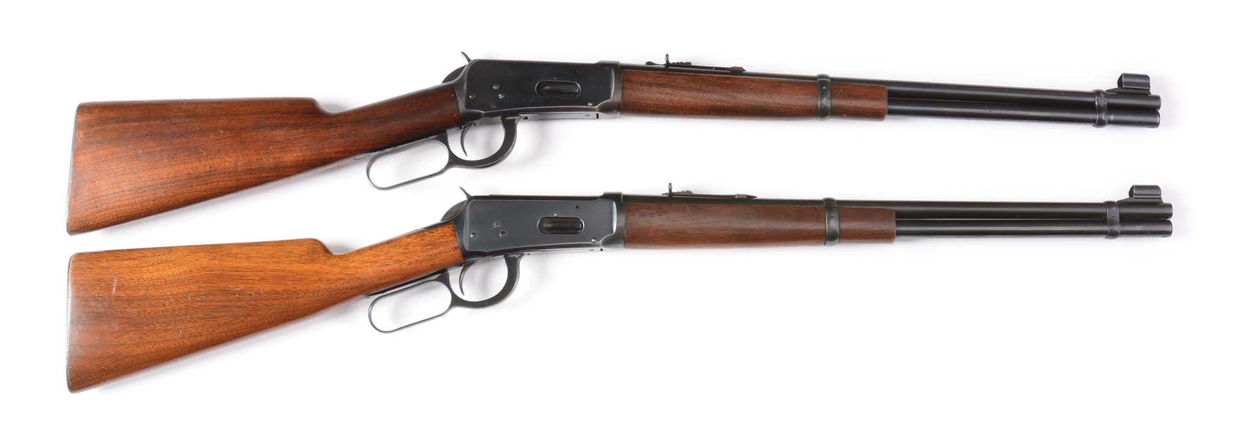 (C) LOT OF 2: WINCHESTER MODEL 1894 LEVER ACTION CARBINES.