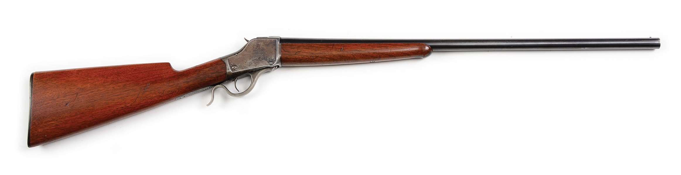 (C) RARE WINCHESTER MODEL 1885 HIGH WALL SINGLE SHOT 20 GAUGE SHOTGUN (1913).