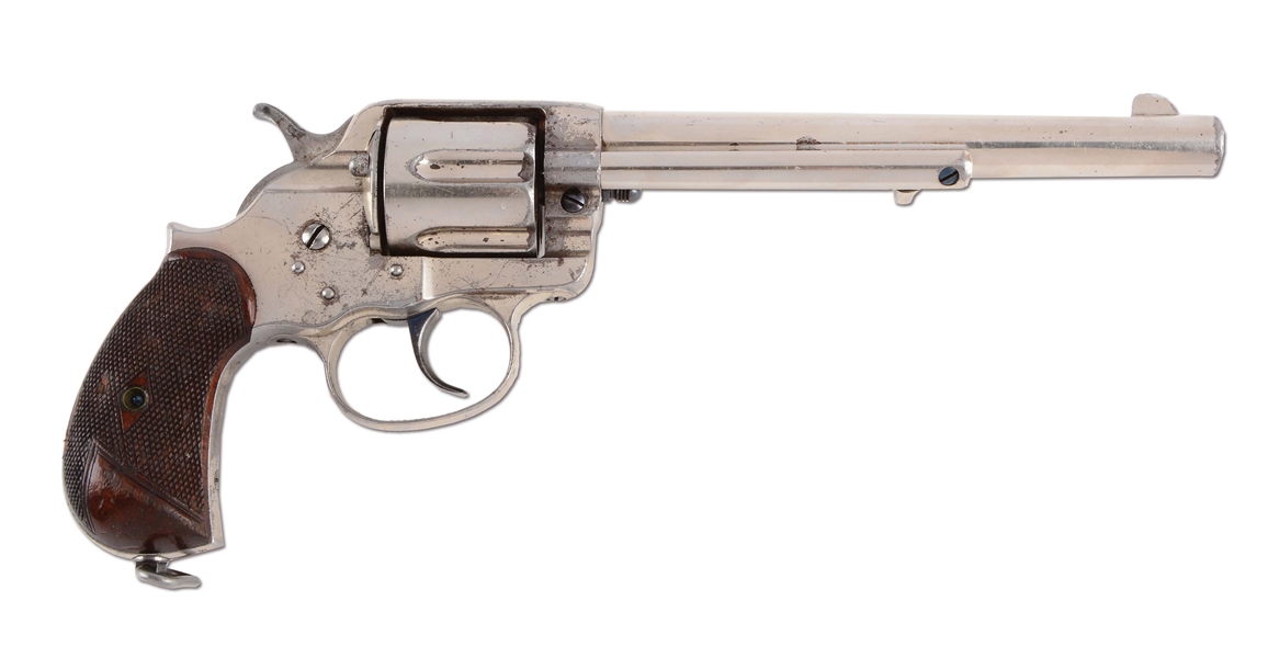 (A) RARE COLT MODEL 1878 "OMNIPOTENT" DOUBLE ACTION REVOLVER WITH FACTORY LETTER.