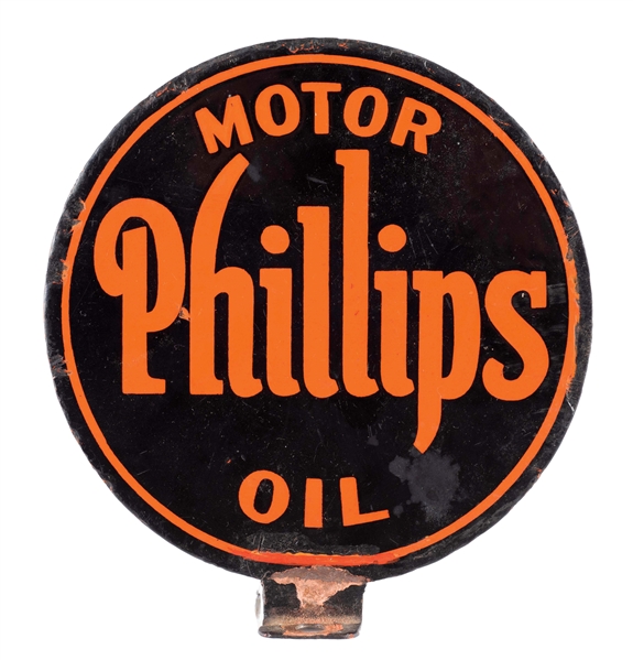 RARE PHILLIPS 66 MOTOR OIL PORCELAIN LUBSTER PADDLE SIGN.