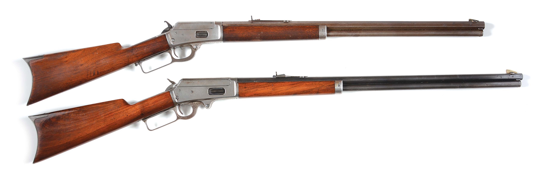 (C+A) LOT OF 2: MARLIN LEVER ACTION RIFLES.