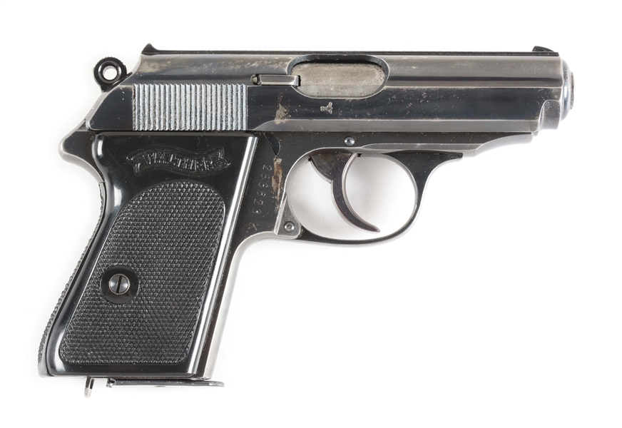 (C) EARLY WALTHER PPK SEMI-AUTOMATIC POCKET PISTOL.