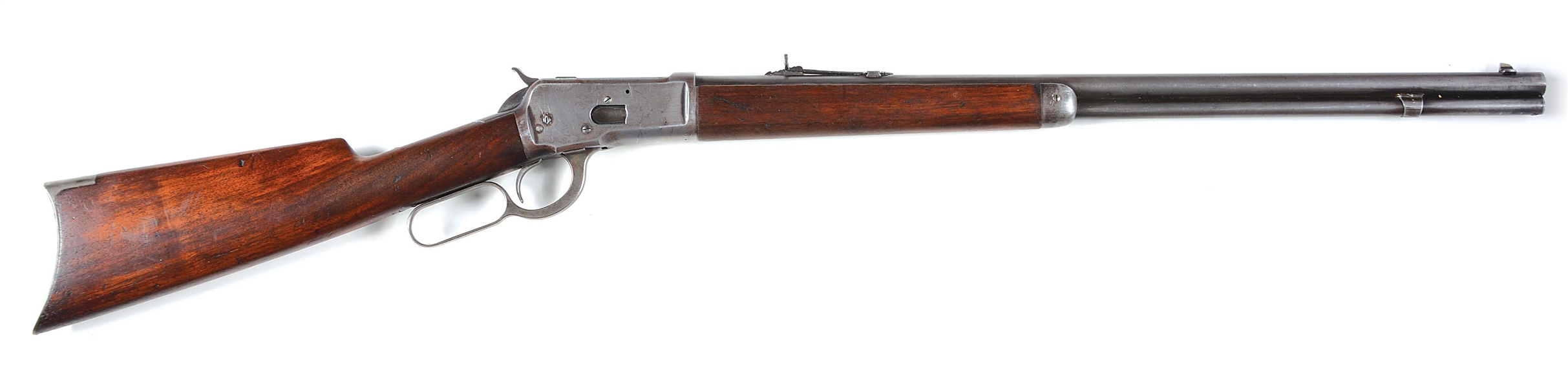 (A) WINCHESTER MODEL 1892 LEVER ACTION RIFLE (1895).