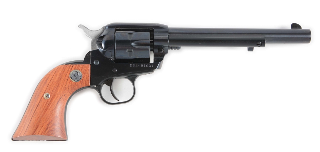 (M) BOXED RUGER SINGLE SIX SINGLE ACTION REVOLVER.